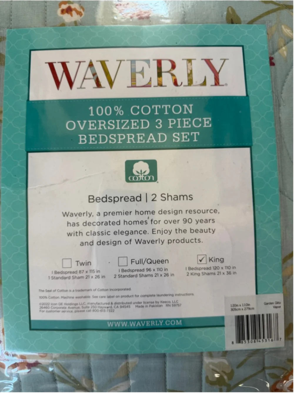 Waverly 21 wash